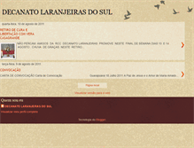 Tablet Screenshot of decanatolaranjeiras.blogspot.com