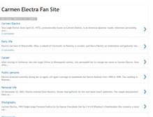Tablet Screenshot of carmen-electra-diary.blogspot.com