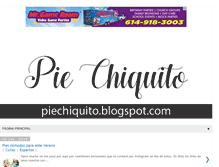 Tablet Screenshot of piechiquito.blogspot.com