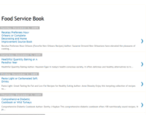 Tablet Screenshot of food-service-book.blogspot.com