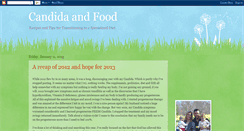 Desktop Screenshot of candidaandfood.blogspot.com