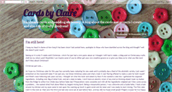 Desktop Screenshot of cardsbyclaire.blogspot.com