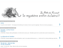 Tablet Screenshot of lafillemysterieuse.blogspot.com