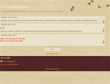 Tablet Screenshot of ccgcollections.blogspot.com