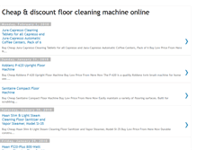 Tablet Screenshot of floorcleaningmachine.blogspot.com