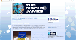 Desktop Screenshot of discusjames.blogspot.com