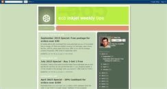 Desktop Screenshot of ecbinkjet.blogspot.com