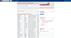 Desktop Screenshot of computerhardwareaccessoriesprice.blogspot.com