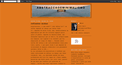 Desktop Screenshot of abstraccaoeminimalismo.blogspot.com