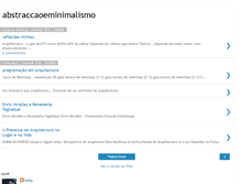 Tablet Screenshot of abstraccaoeminimalismo.blogspot.com