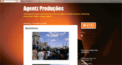 Desktop Screenshot of agentzproducoes.blogspot.com