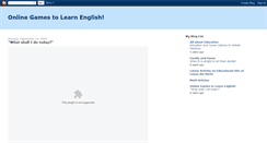 Desktop Screenshot of gamestolearnenglish.blogspot.com