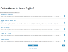 Tablet Screenshot of gamestolearnenglish.blogspot.com