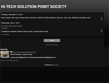 Tablet Screenshot of hi-techsolutionpointsociety.blogspot.com