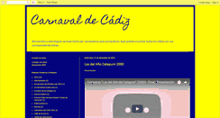 Desktop Screenshot of carnavaldecadiz-elio.blogspot.com