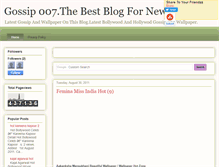 Tablet Screenshot of gossip007.blogspot.com