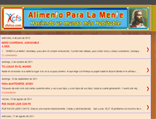 Tablet Screenshot of alimentoparalamente.blogspot.com