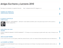 Tablet Screenshot of amigosescritores2010.blogspot.com