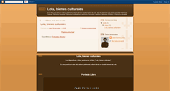 Desktop Screenshot of lotabienesculturales.blogspot.com