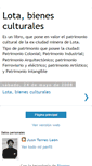 Mobile Screenshot of lotabienesculturales.blogspot.com