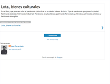 Tablet Screenshot of lotabienesculturales.blogspot.com