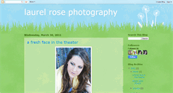 Desktop Screenshot of laurelrosephotography.blogspot.com