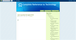 Desktop Screenshot of completetechupdates.blogspot.com