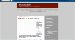 Desktop Screenshot of omalleezalley.blogspot.com