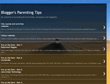 Tablet Screenshot of bloggersparentingtips.blogspot.com