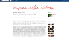 Desktop Screenshot of couponscraftscooking.blogspot.com