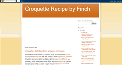 Desktop Screenshot of croquetterecipe.blogspot.com