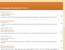 Tablet Screenshot of croquetterecipe.blogspot.com