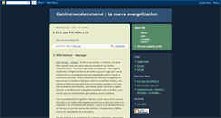 Desktop Screenshot of camino-neocatecumenal.blogspot.com