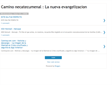 Tablet Screenshot of camino-neocatecumenal.blogspot.com