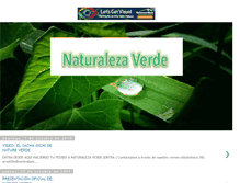 Tablet Screenshot of natureverde.blogspot.com