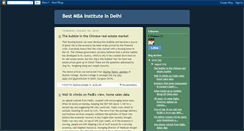 Desktop Screenshot of best-mba-in-delhi.blogspot.com