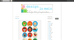 Desktop Screenshot of designlomein.blogspot.com