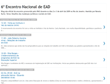 Tablet Screenshot of encontroead2009.blogspot.com