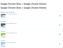 Tablet Screenshot of googlechromeskins.blogspot.com