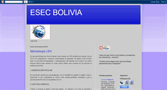 Desktop Screenshot of esecbolivia.blogspot.com