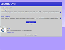 Tablet Screenshot of esecbolivia.blogspot.com