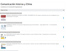 Tablet Screenshot of comunicacioninternayclima.blogspot.com