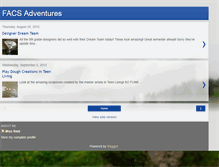 Tablet Screenshot of facsadventures.blogspot.com