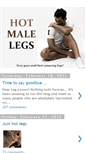 Mobile Screenshot of hotmalelegs.blogspot.com