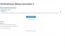 Tablet Screenshot of bekamseremban2.blogspot.com