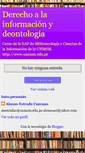 Mobile Screenshot of derecho-informacion-deontologia.blogspot.com