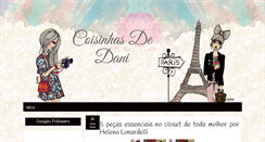 Desktop Screenshot of coisinhasdedanii.blogspot.com