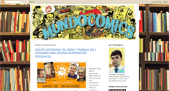 Desktop Screenshot of mundocomics2011.blogspot.com