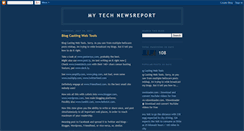 Desktop Screenshot of mytechnewsreport.blogspot.com