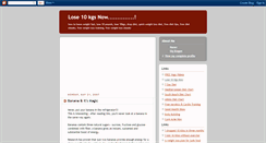 Desktop Screenshot of lose10kgs.blogspot.com